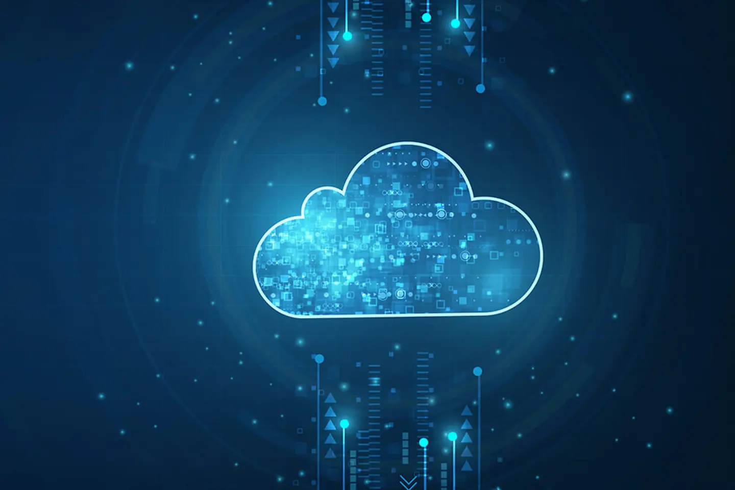 Cloud computing concept