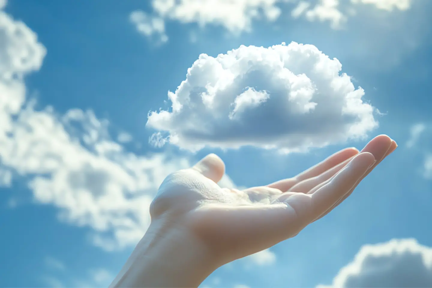 Technology internet development concepts support the integration of cloud computing.